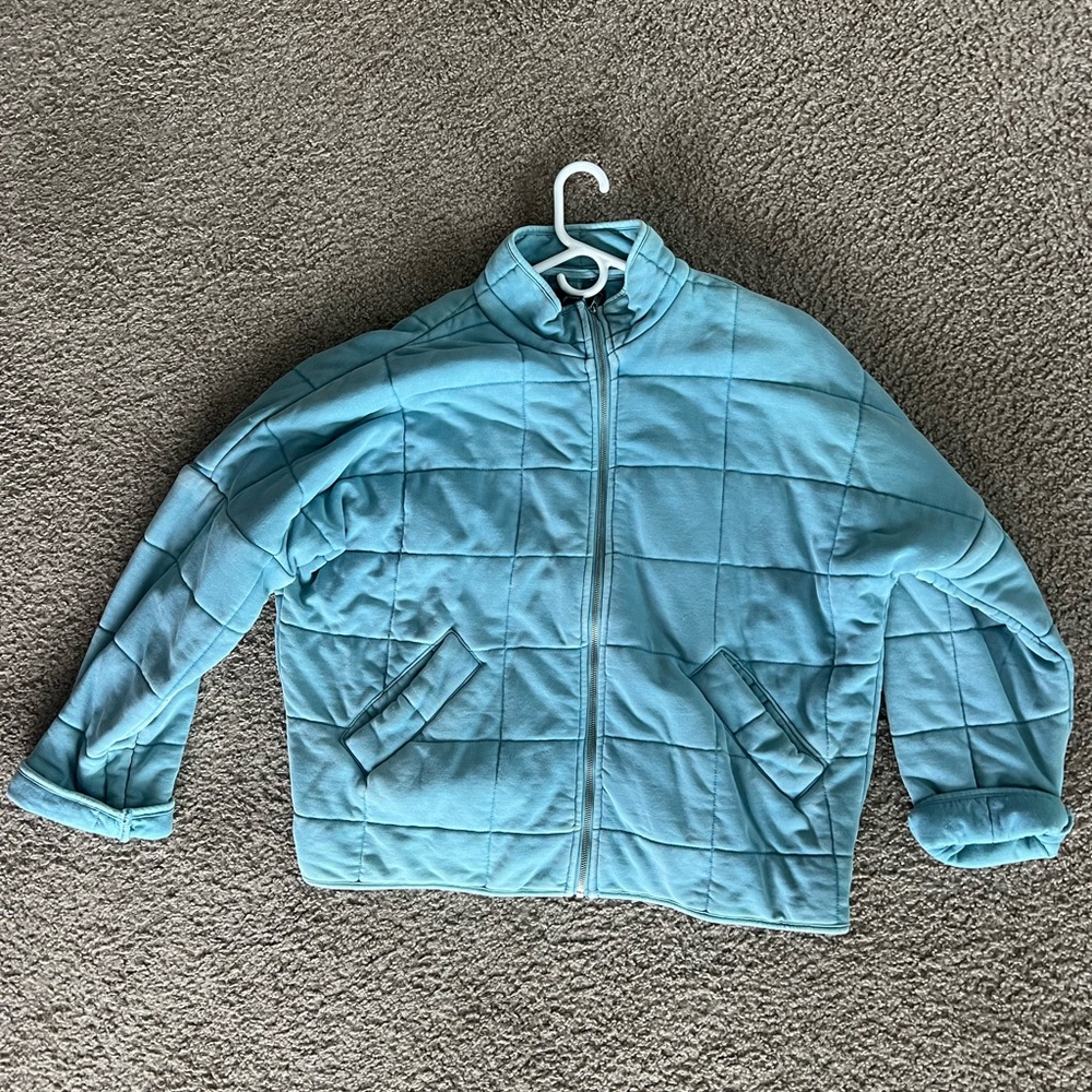 Oversized quilted jacket